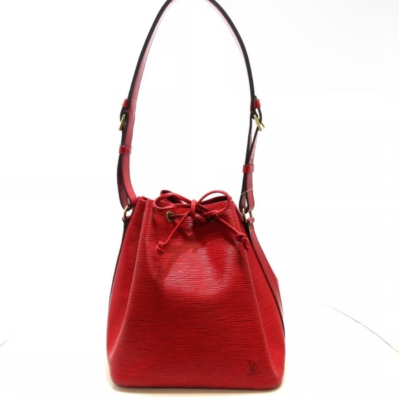 Louis Vuitton Red Epi Leather Petit Noe Bag - Picture 4 of 8